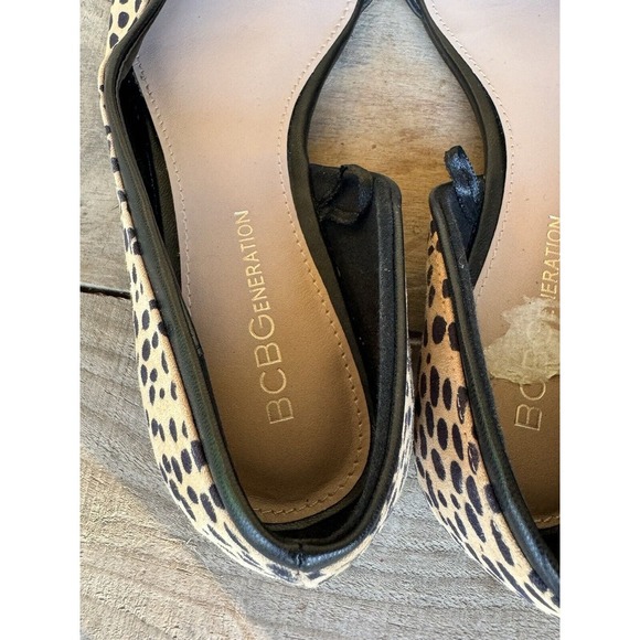BCBGENERATION | EMMANI leopard pointed toe flats Size 5.5M - Picture 8 of 13